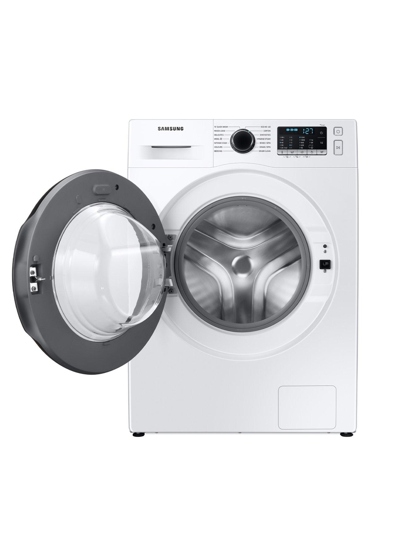 stillFront image of samsung-series-5-ww11bga046aeeu-spacemax-washing-machine-11kg-load-1400-spin-a-rated-white
