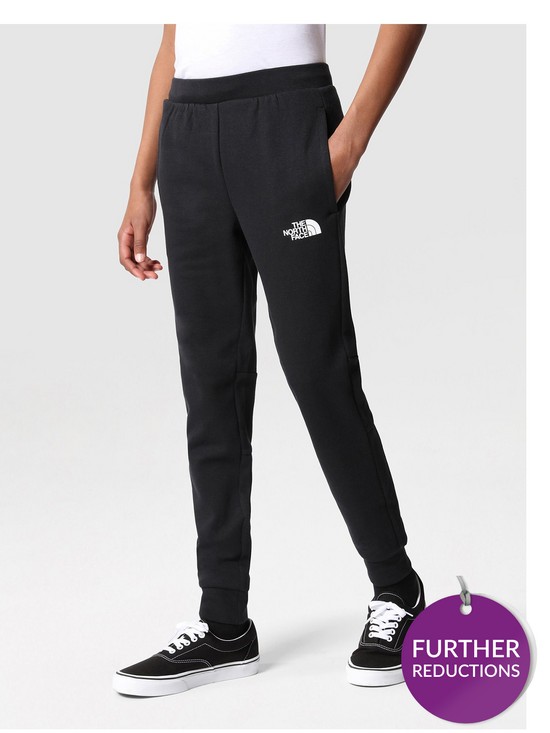 front image of the-north-face-kidsnbspslacker-joggers-black