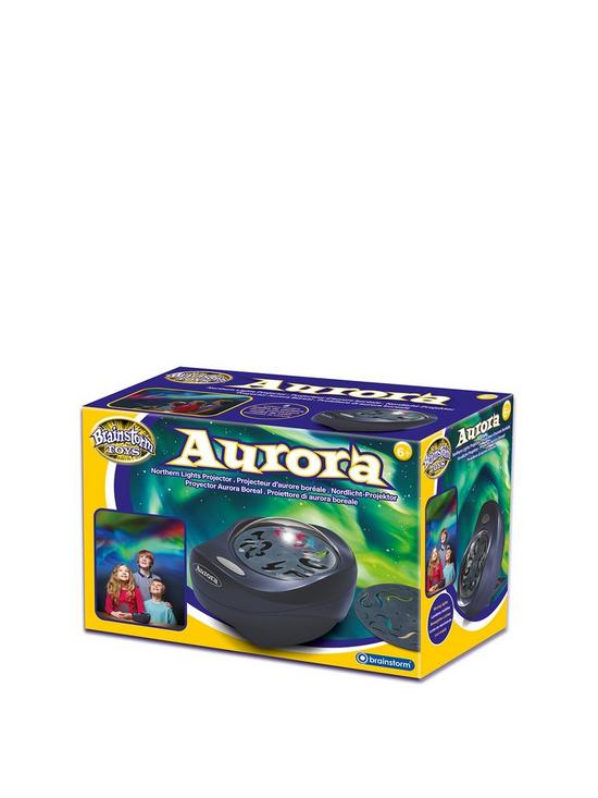 front image of brainstorm-toys-aurora-northern-lights-projector