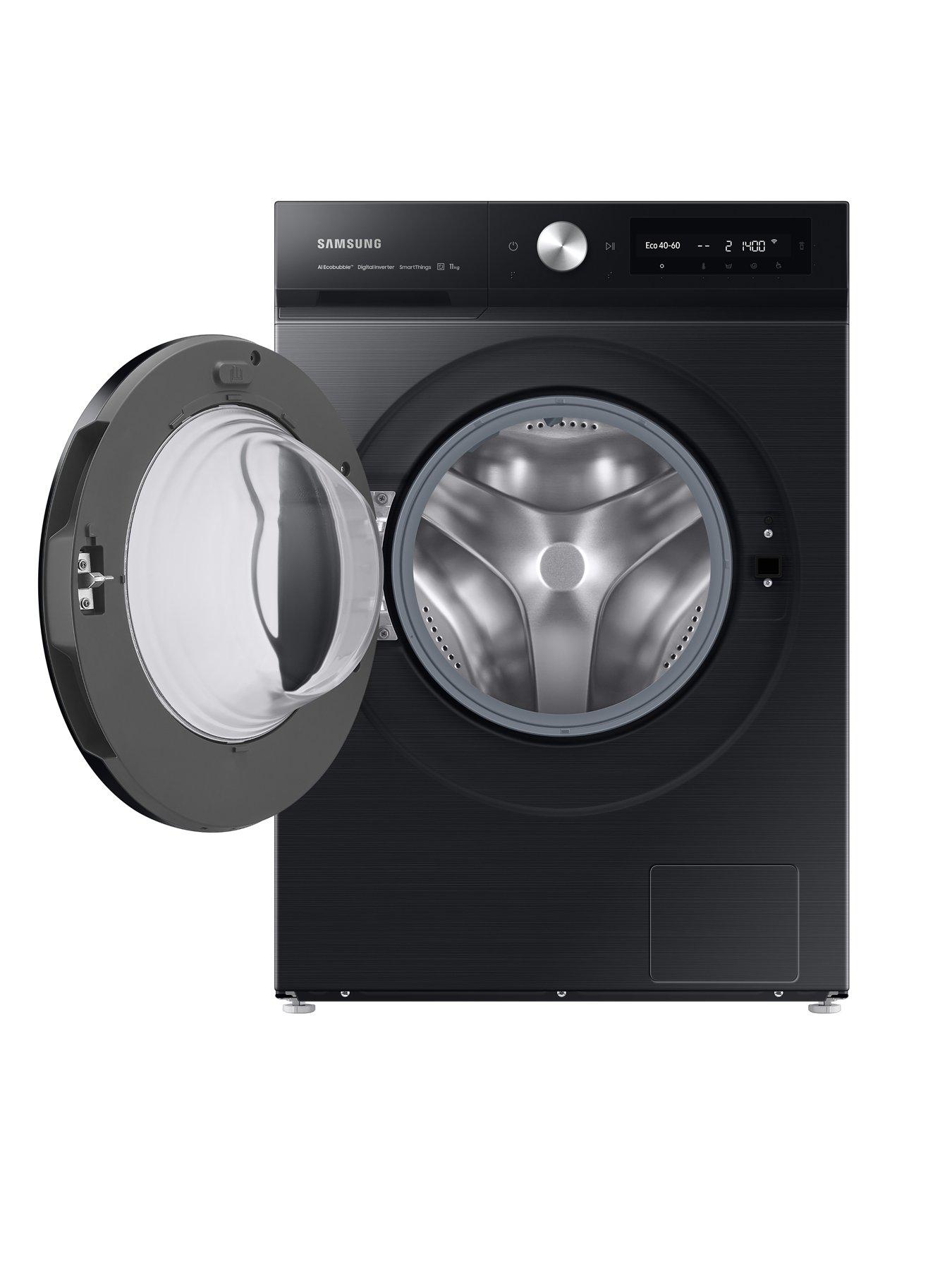 Image 2 of 8 of Samsung Series 6+ AI Energy WW11BB744DGB/S1 Auto Optimal Wash+ and SpaceMax Washing Machine - 11kg Load 1400 Spin A Rated - Black