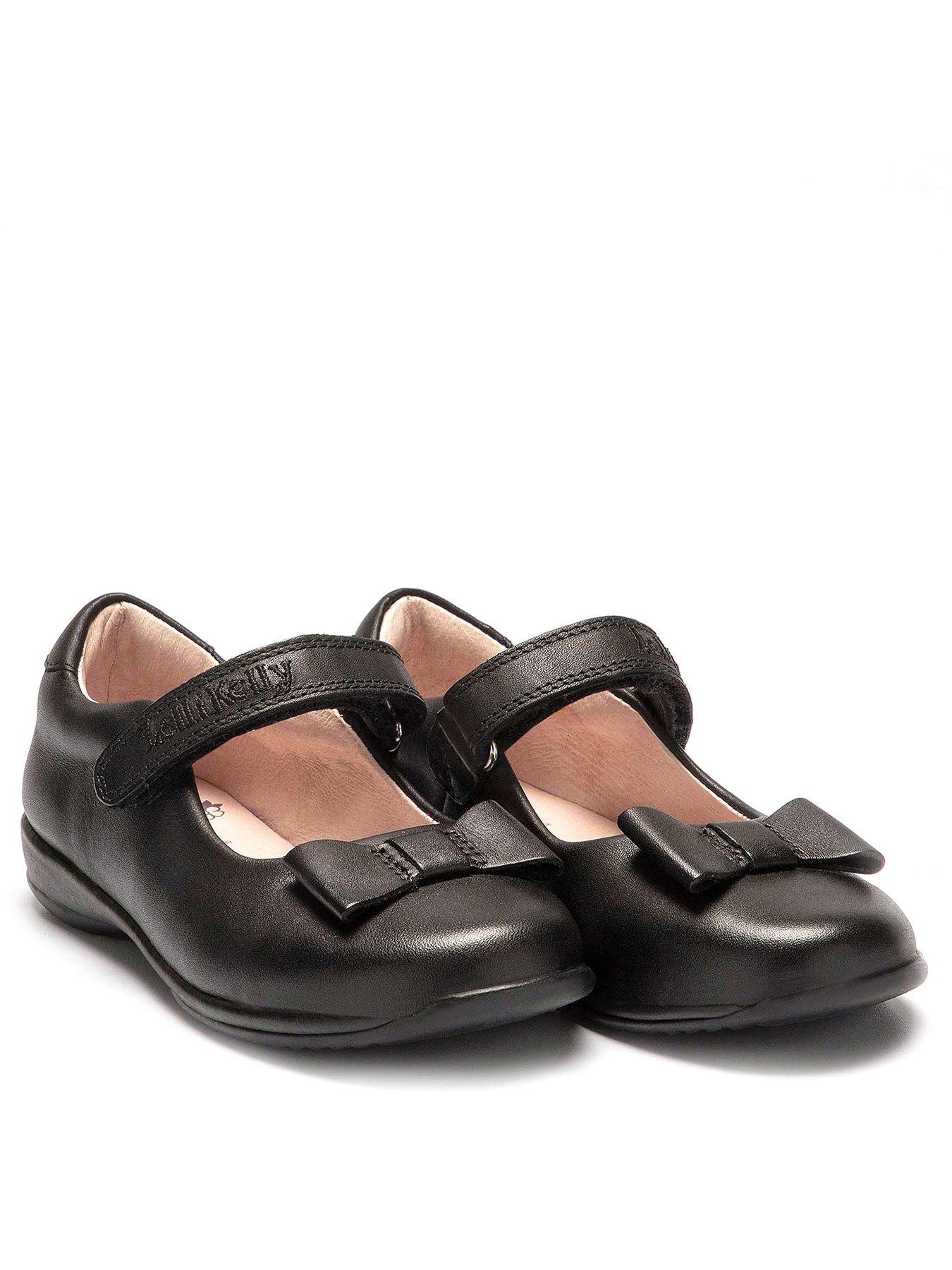 Lelli Kelly Girls Perrie Bow School Shoes Black Littlewoods