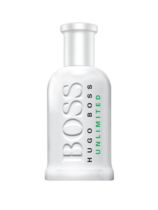 front image of boss-bottled-unlimited-100ml-eau-de-toilette