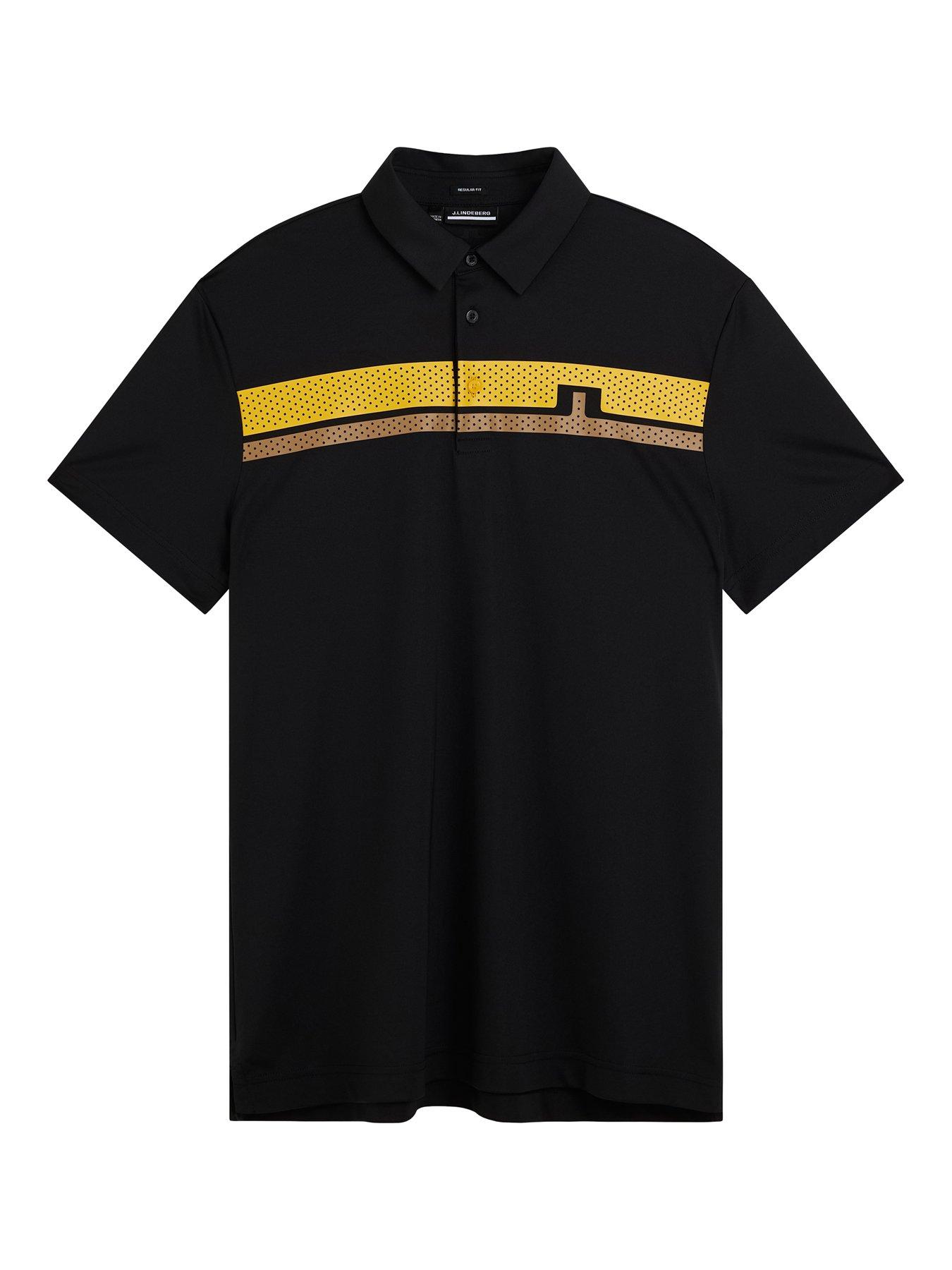 J.Lindeberg Mens Contrast Jersey Polo Shirt 