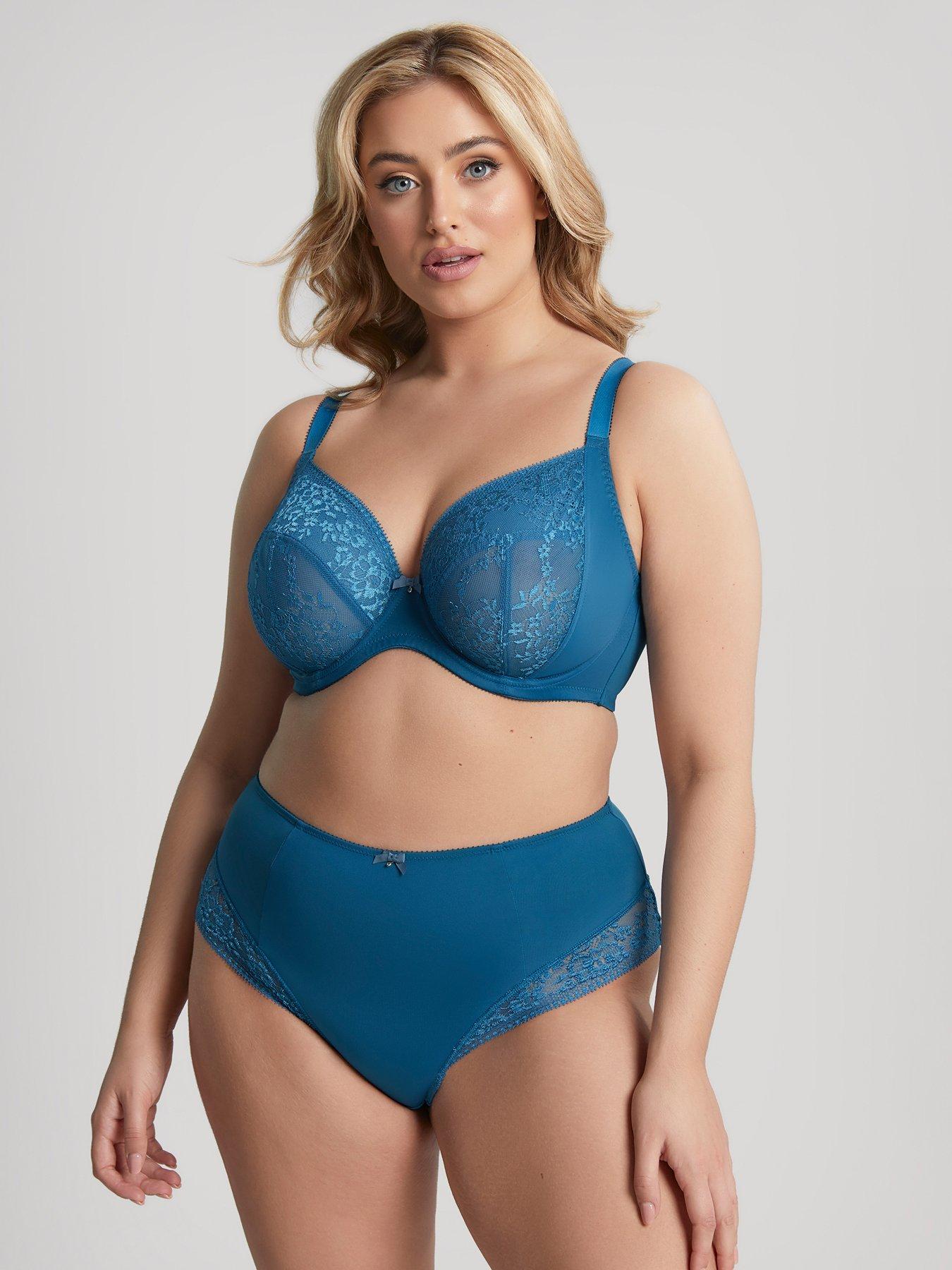 undefined Roxie Plunge Bra - Atlantic Blue