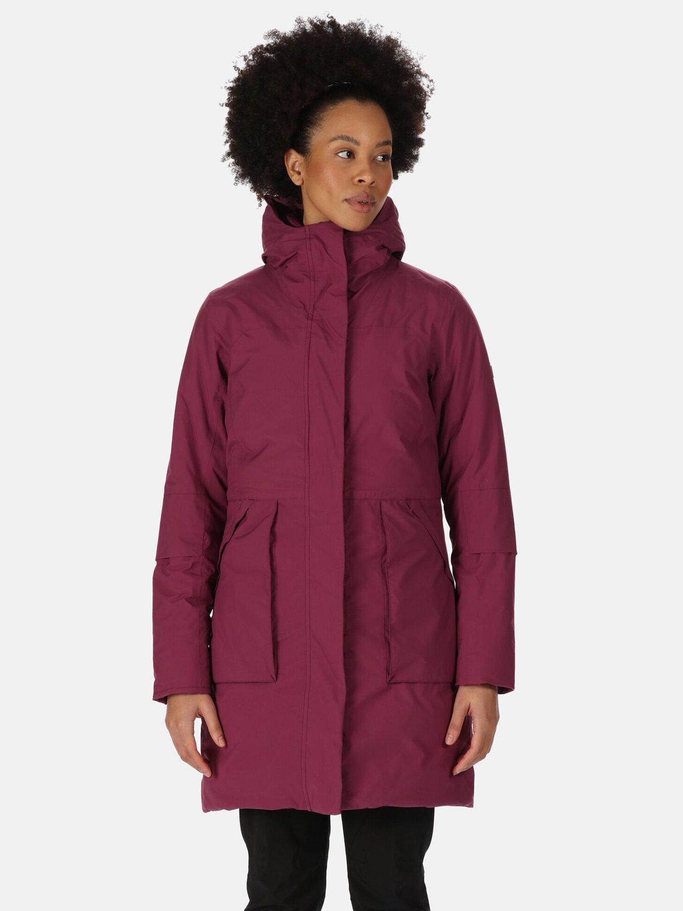 Regatta Womens Yewbank II Waterproof Jacket Purple littlewoods