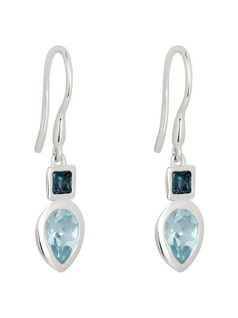 the-love-silver-collection-sterling-silver-iris-sky-blue-topaz-drop-earrings