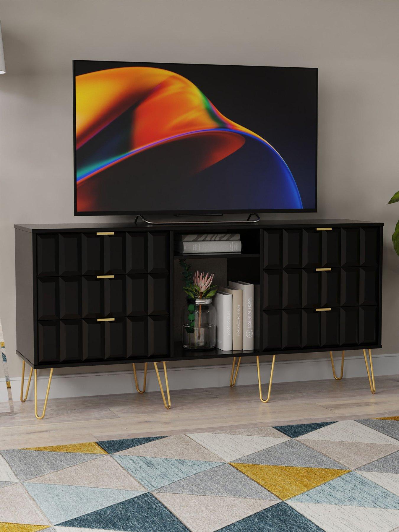 front image of swift-cube-ready-assemblednbsp6-drawer-tv-unitsideboard-fits-up-to-65-inch-tv-blacknbsp--fscreg-certified