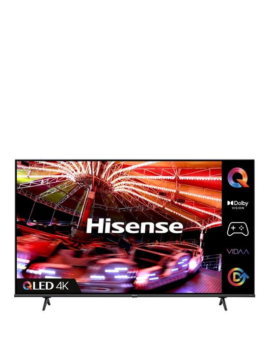 front image of hisense-65e7hqtuk-65-inch-qled-4k-ultra-hd-hdr-smart-tv