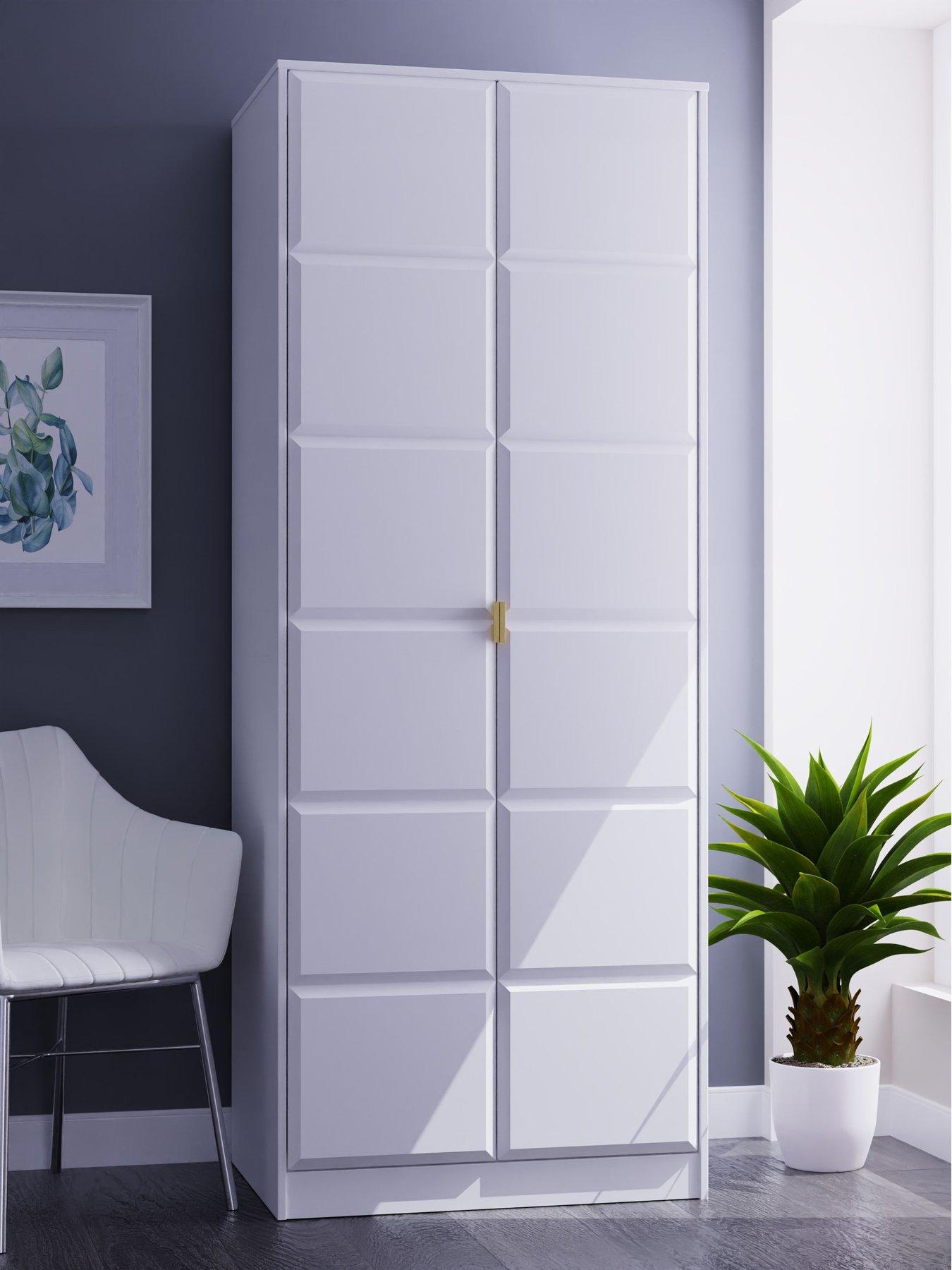 SWIFT Cube Ready Assembled 2 Door Wardrobe - FSC® Certified