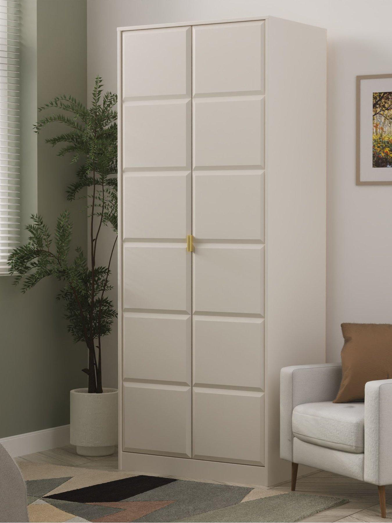 SWIFT Cube Ready Assembled 2 Door Wardrobe - FSC® Certified