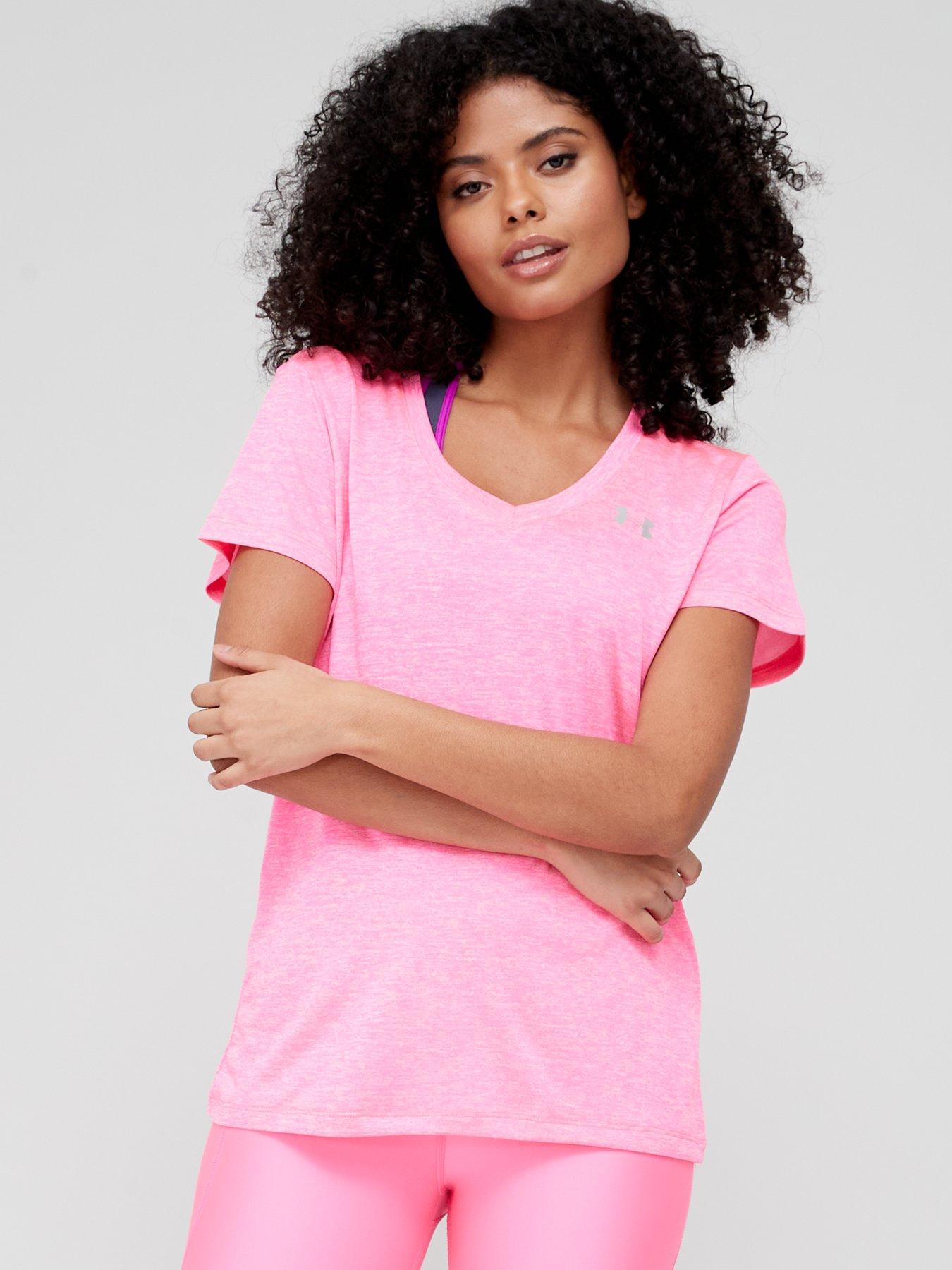 Tech™ Twist Short Sleeve T-Shirt - Pink