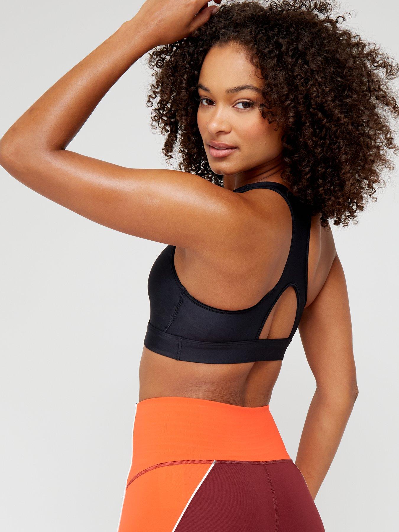 Authentics Mid Padless Sports Bra - Black