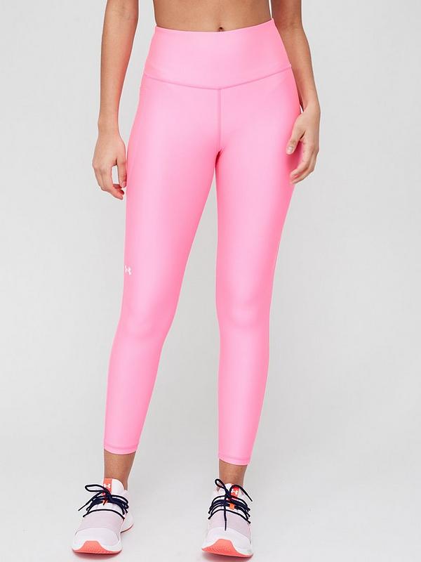 UNDER ARMOUR High Waist Ankle Legging - Pink/White
