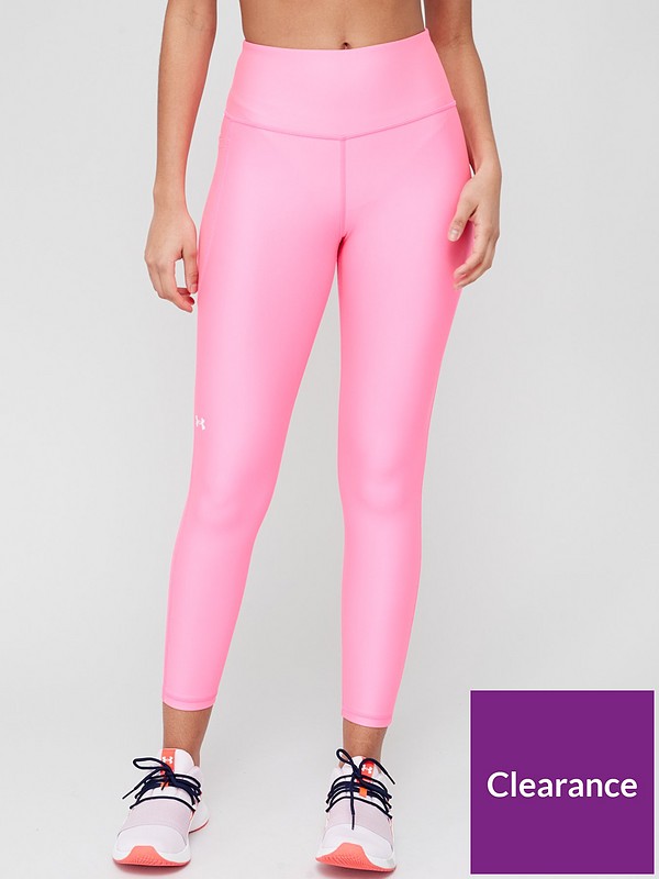 UNDER ARMOUR High Waist Ankle Legging - Pink/White