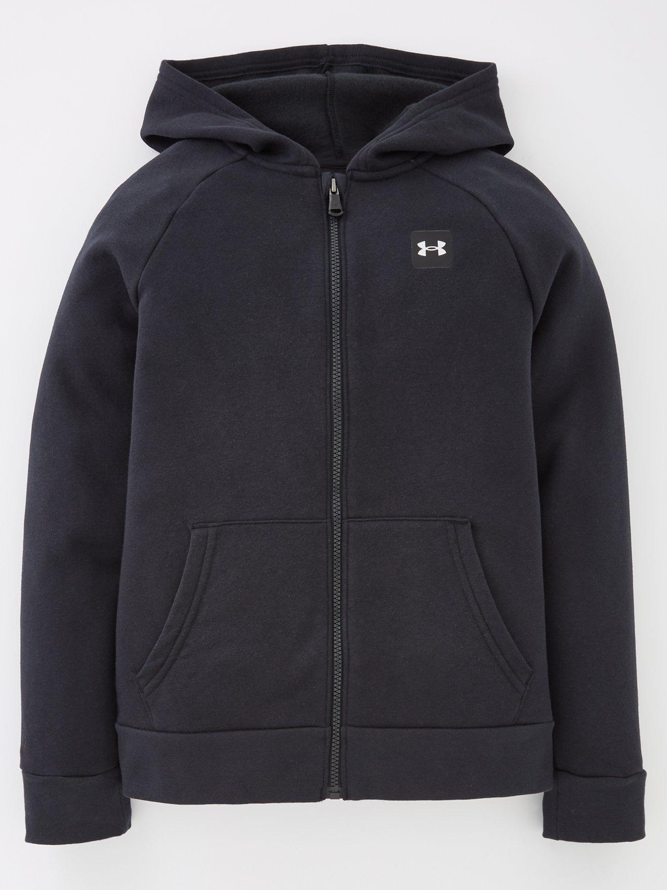 Boys under armour zip on sale hoodie