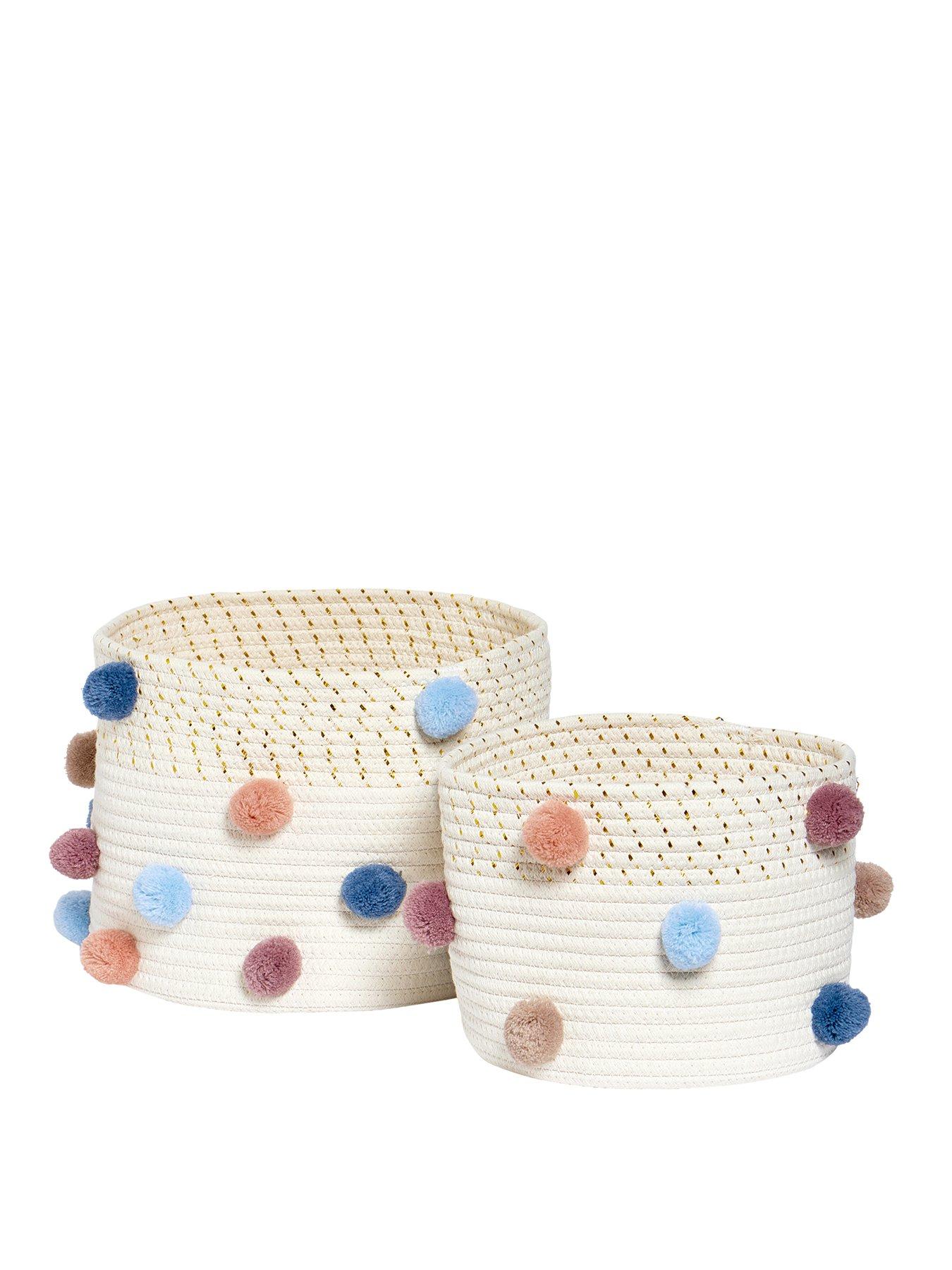 chapter-b-kids-club-pom-pom-basket-set-of-2