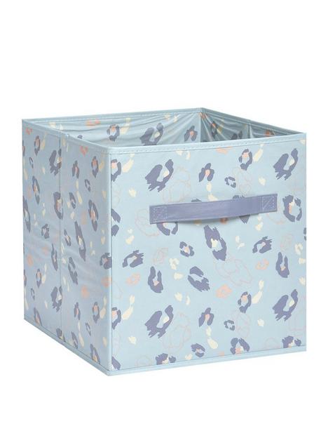 chapter-b-kids-club-wipeable-coated-leopard-storage-box
