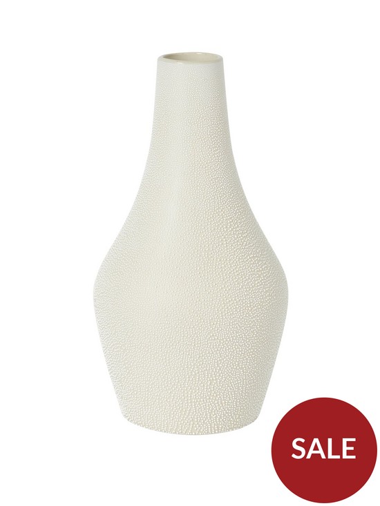 front image of chapter-b-textured-ceramic-vase