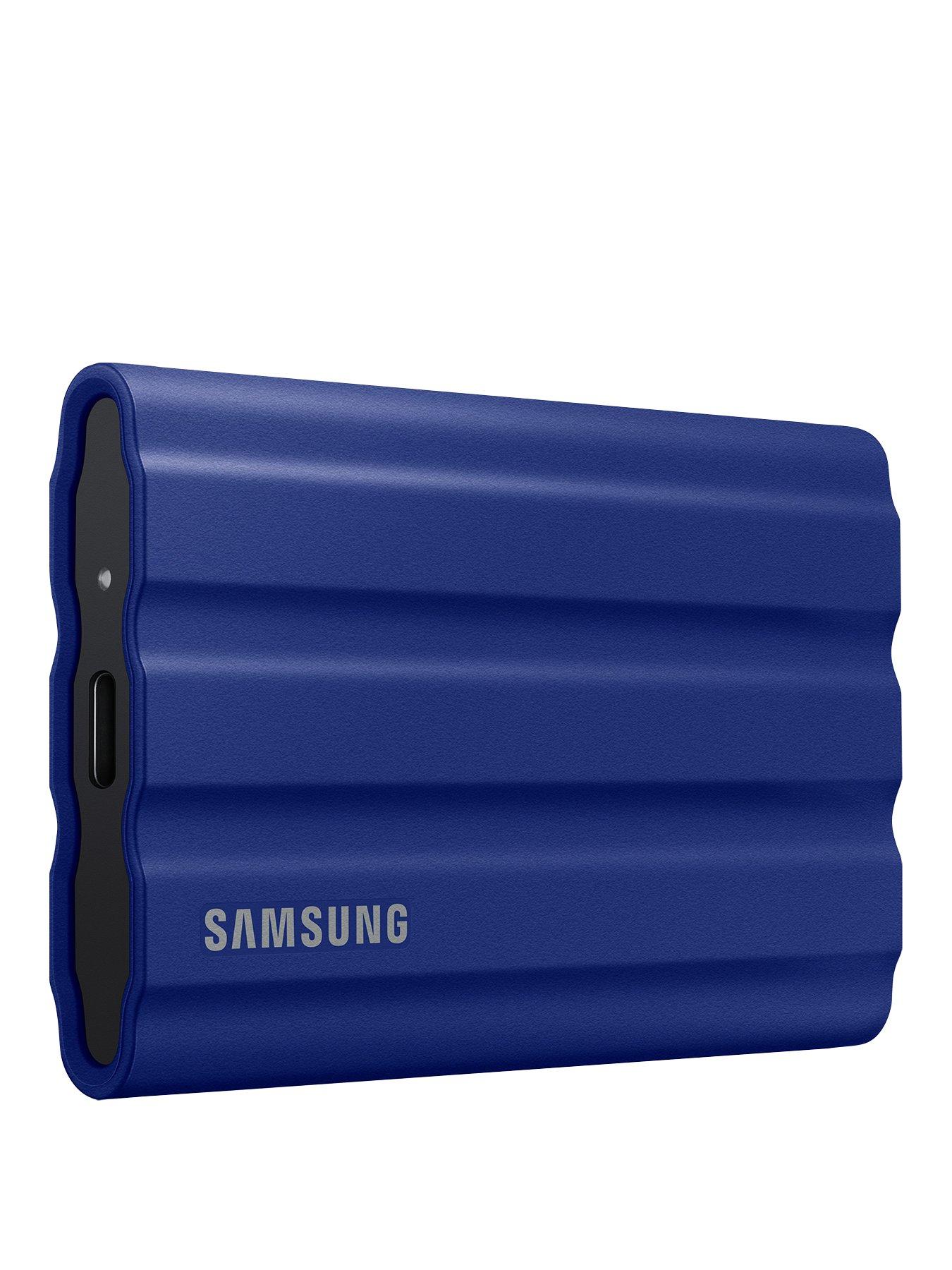 Samsung T7 Shield 1TB External SSD - Blue