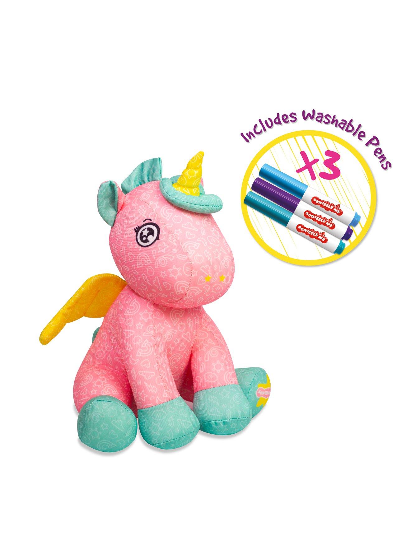 Image 3 of 6 of Scribble Me Unicorn with 3 Washable Pens