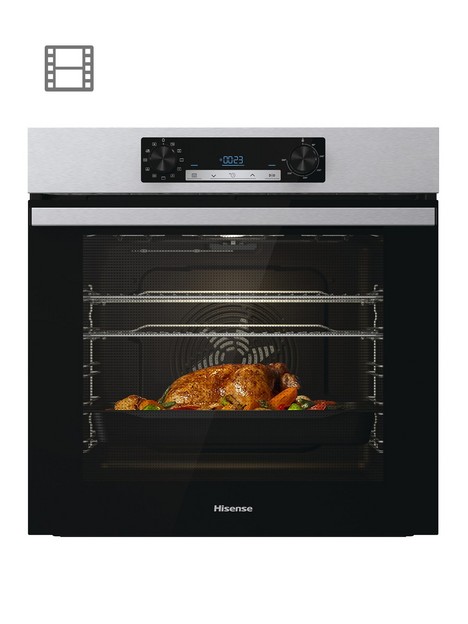 hisense-bi62212axuk-single-oven-77l-with-steam-clean-function--stainless-steel