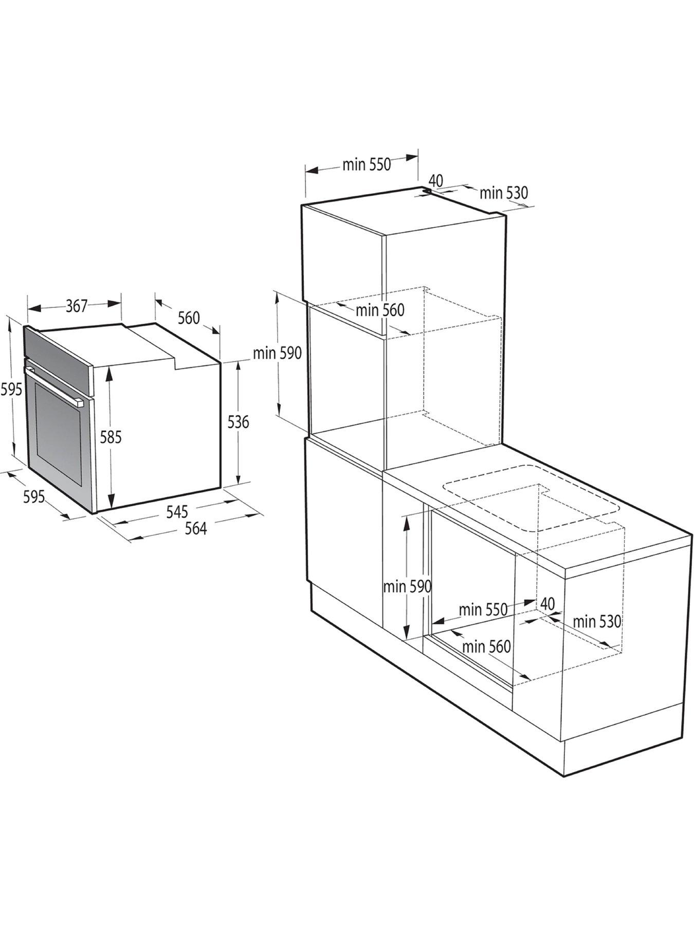  image of hisense-bi62211cxnbsp77-litre-electricnbspsingle-oven-with-catalytic-linersnbsp--stainless-steel
