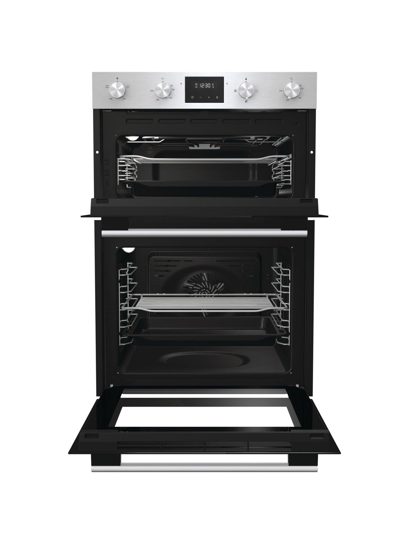  image of hisense-bid95211xuk-built-in-double-oven-stainless-steel
