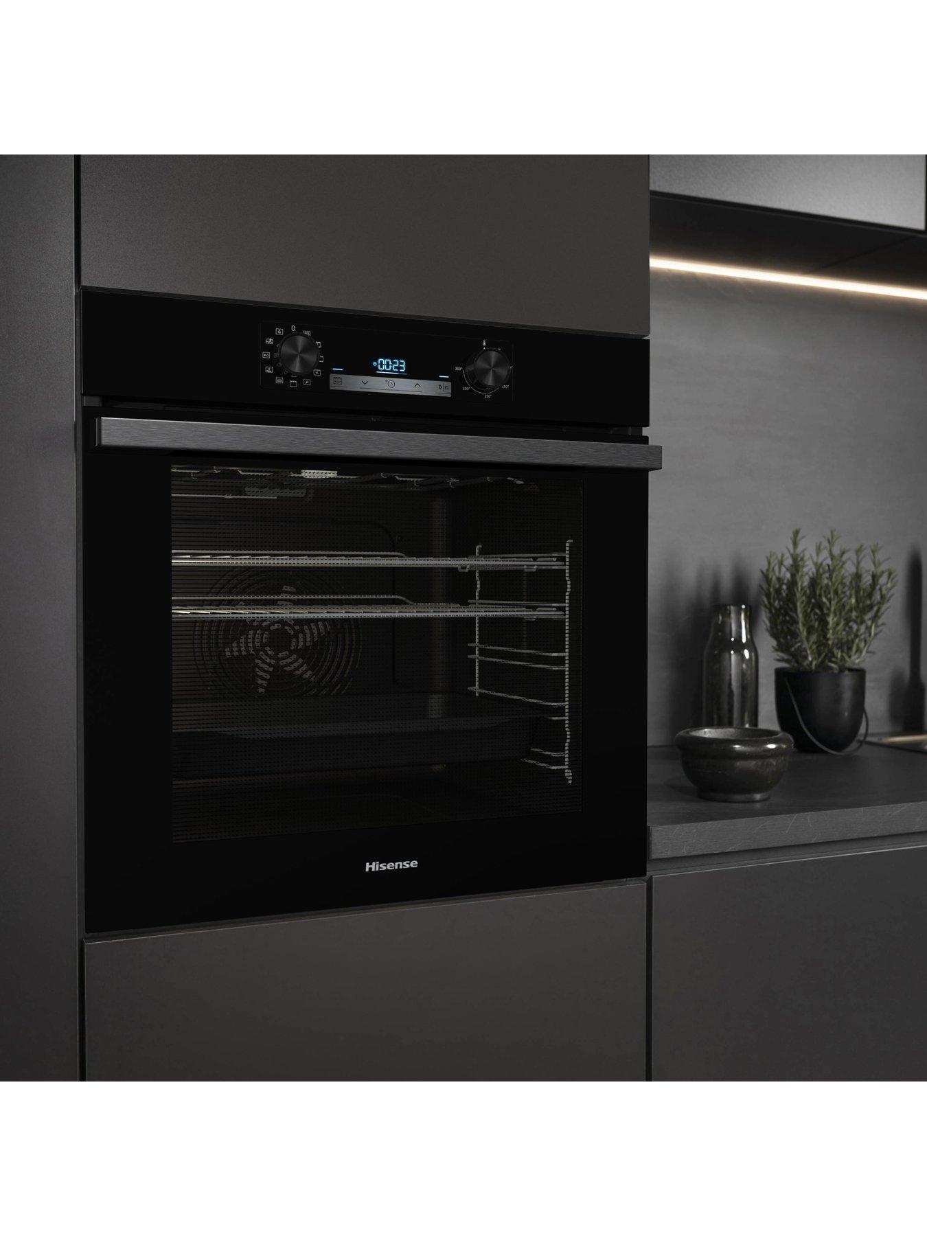  image of hisense-bi62212abuk-single-oven-77l-with-steam-clean-function--black