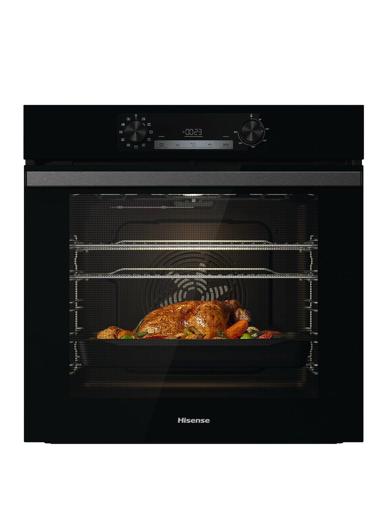Image 1 of 7 of Hisense BI62211CB 77-Litre&nbsp;Electric Single Oven with Catalytic Liners&nbsp;- Black