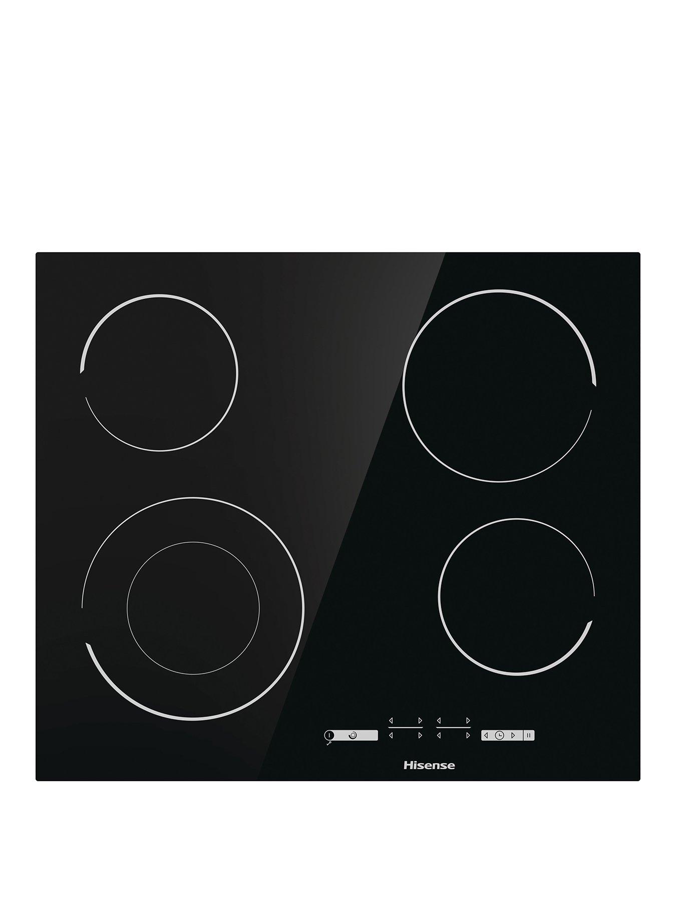 Hisense E6432C 60cm Wide Ceramic Hob Black