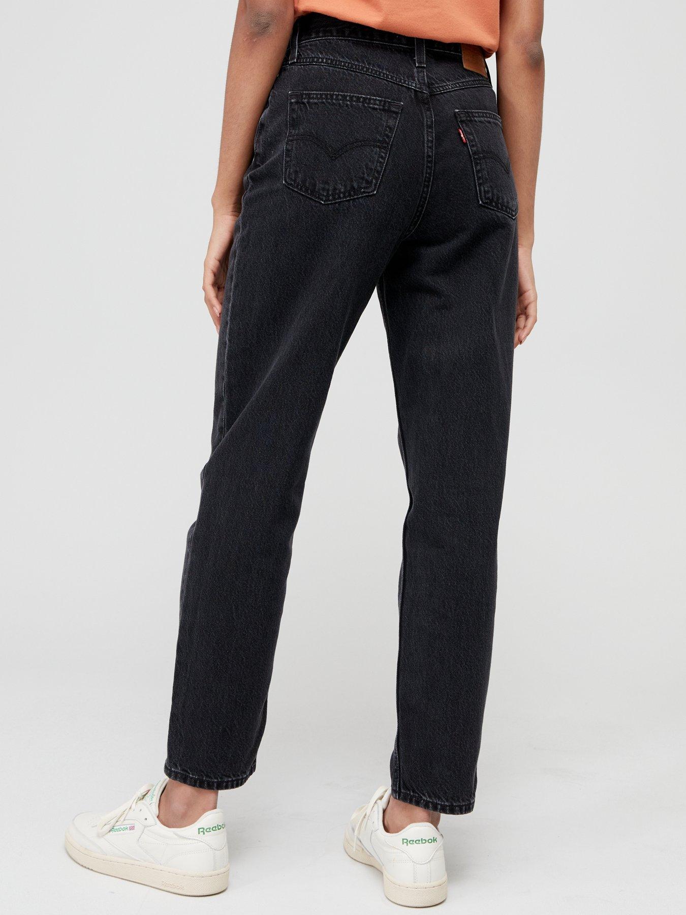 Levis mom shop jeans black