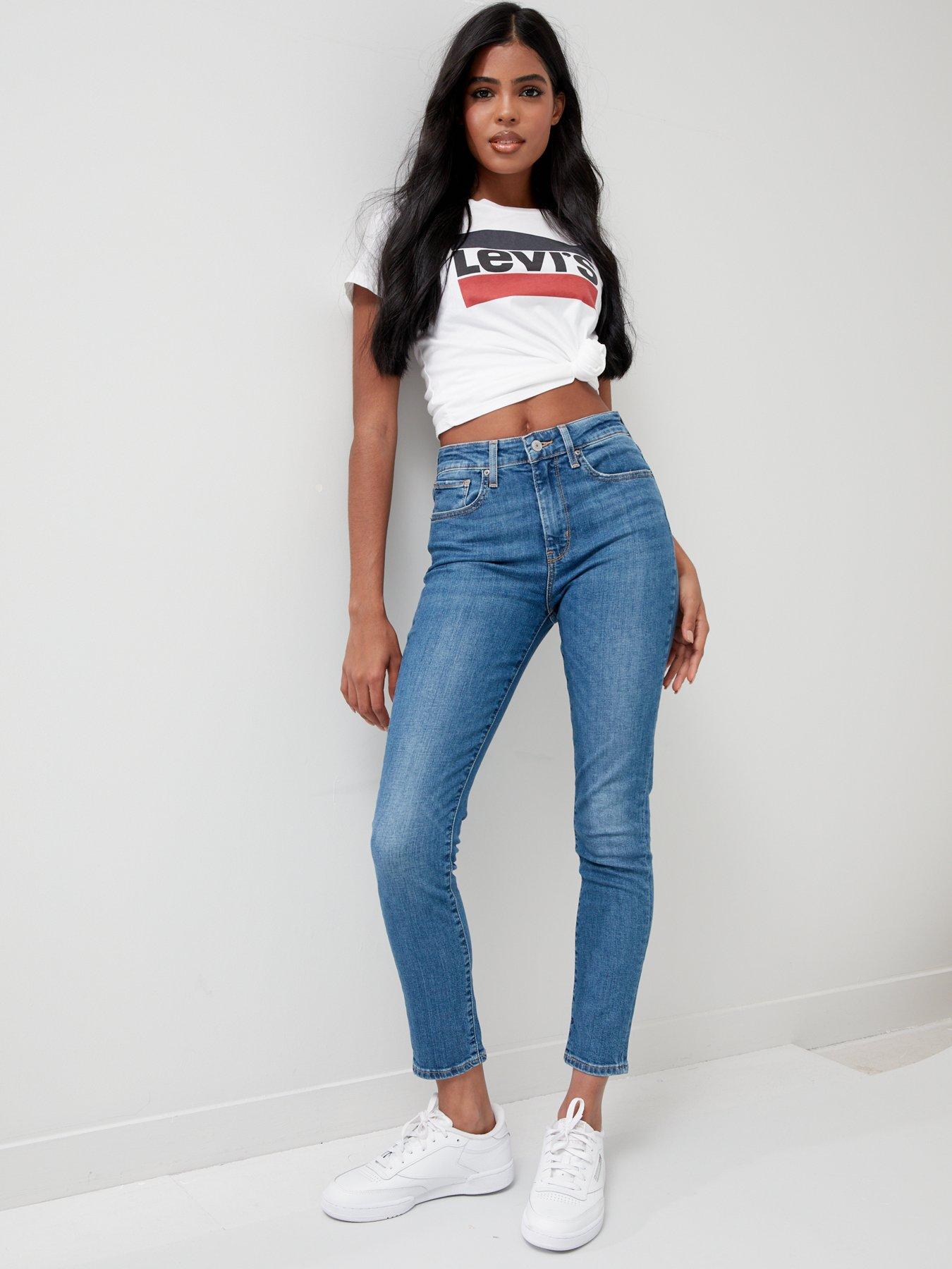 Levi's 721 High Rise Skinny Jean Blow Your Mind Blue Littlewoods