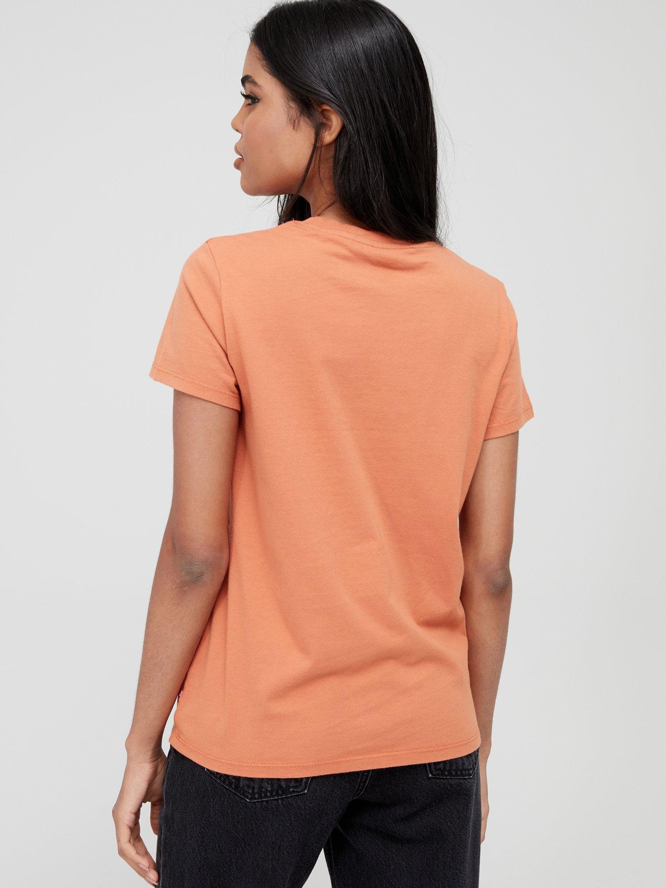 Levi's orange hotsell t shirt