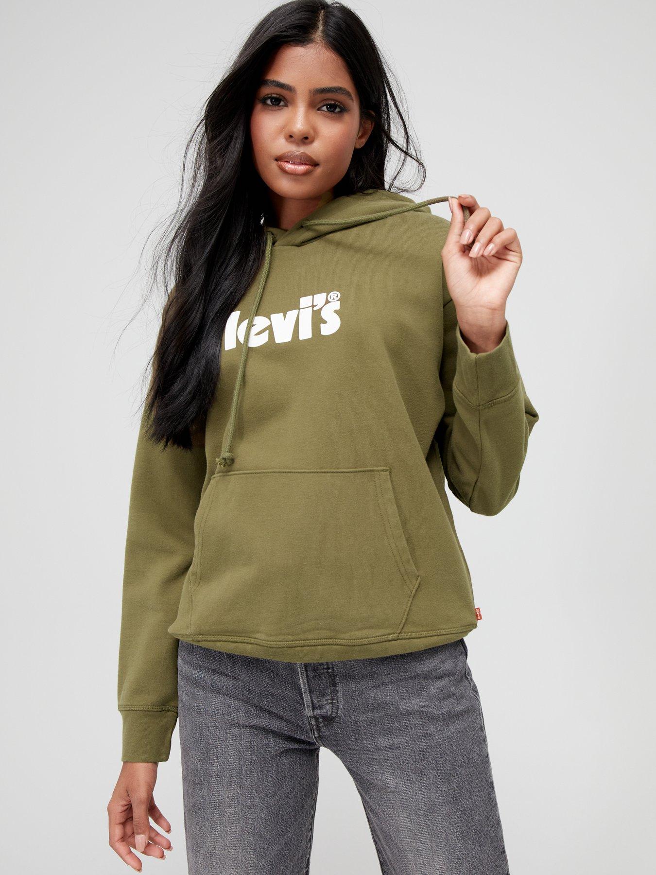 levi women's zip up hoodie