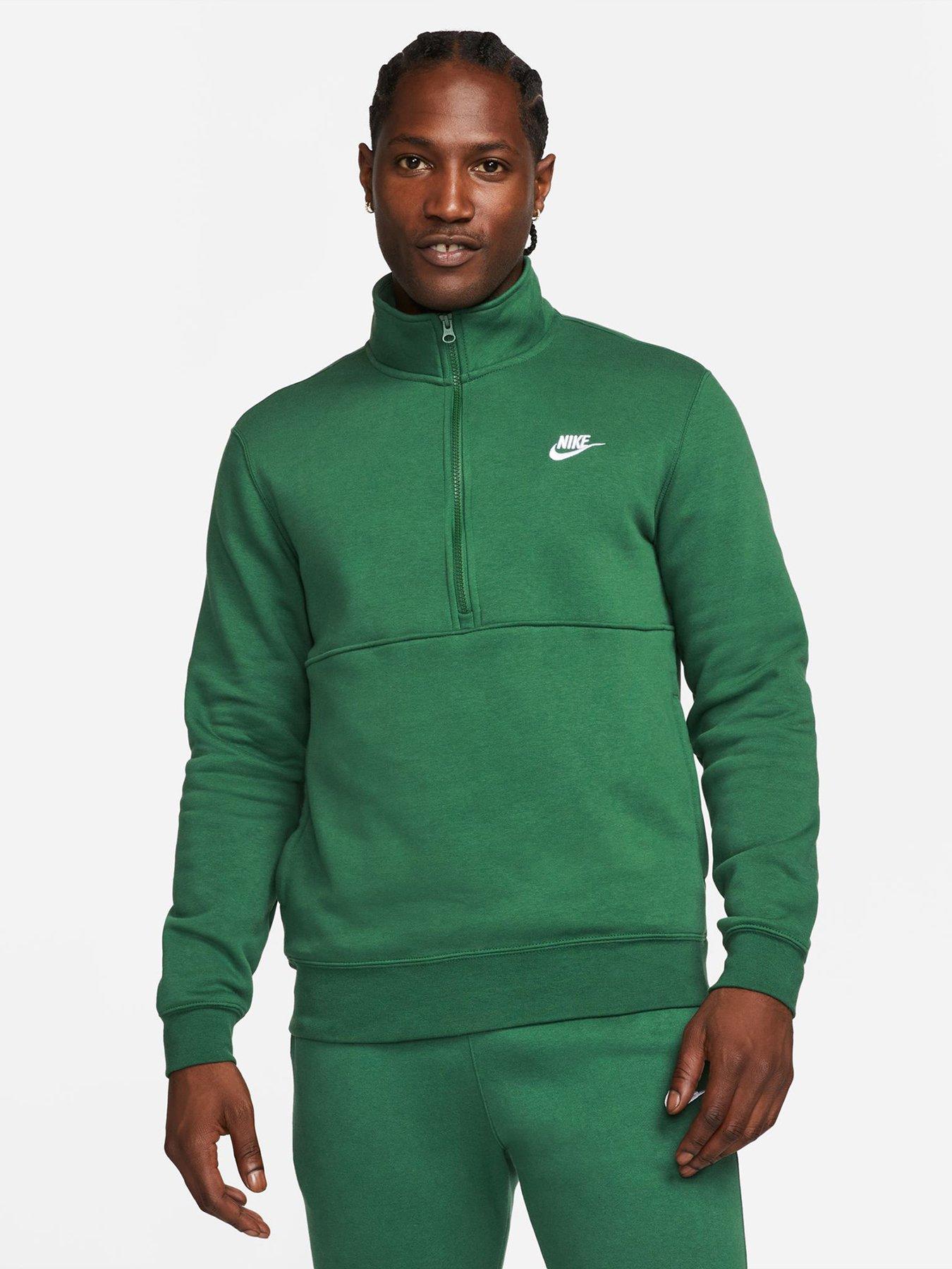 Nike club half zip hot sale sweat