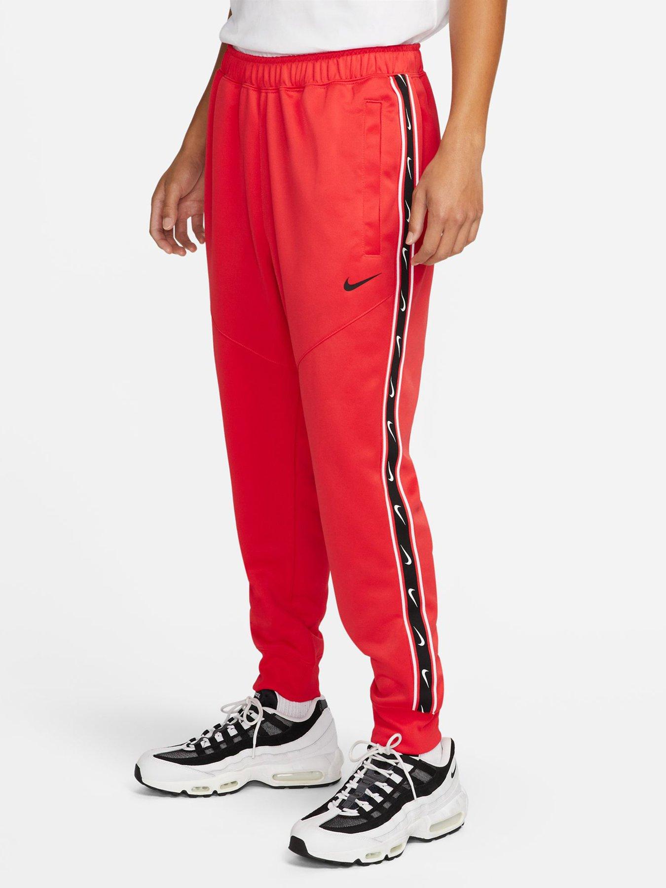  image of nike-nswnbsprepeat-poly-knit-double-crest-zip-jogger-redblacknbsp