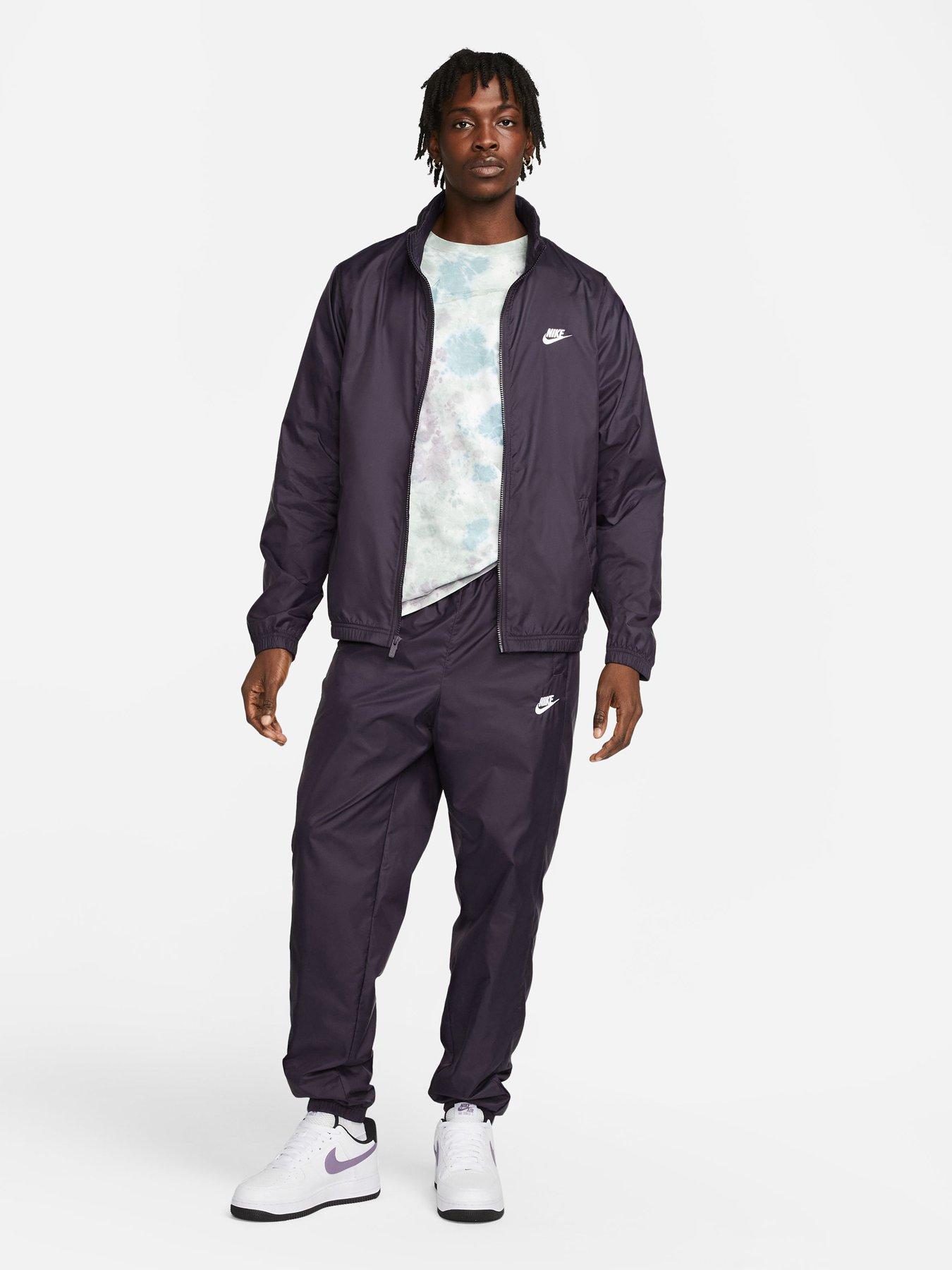 Nike clearance tracksuit purple