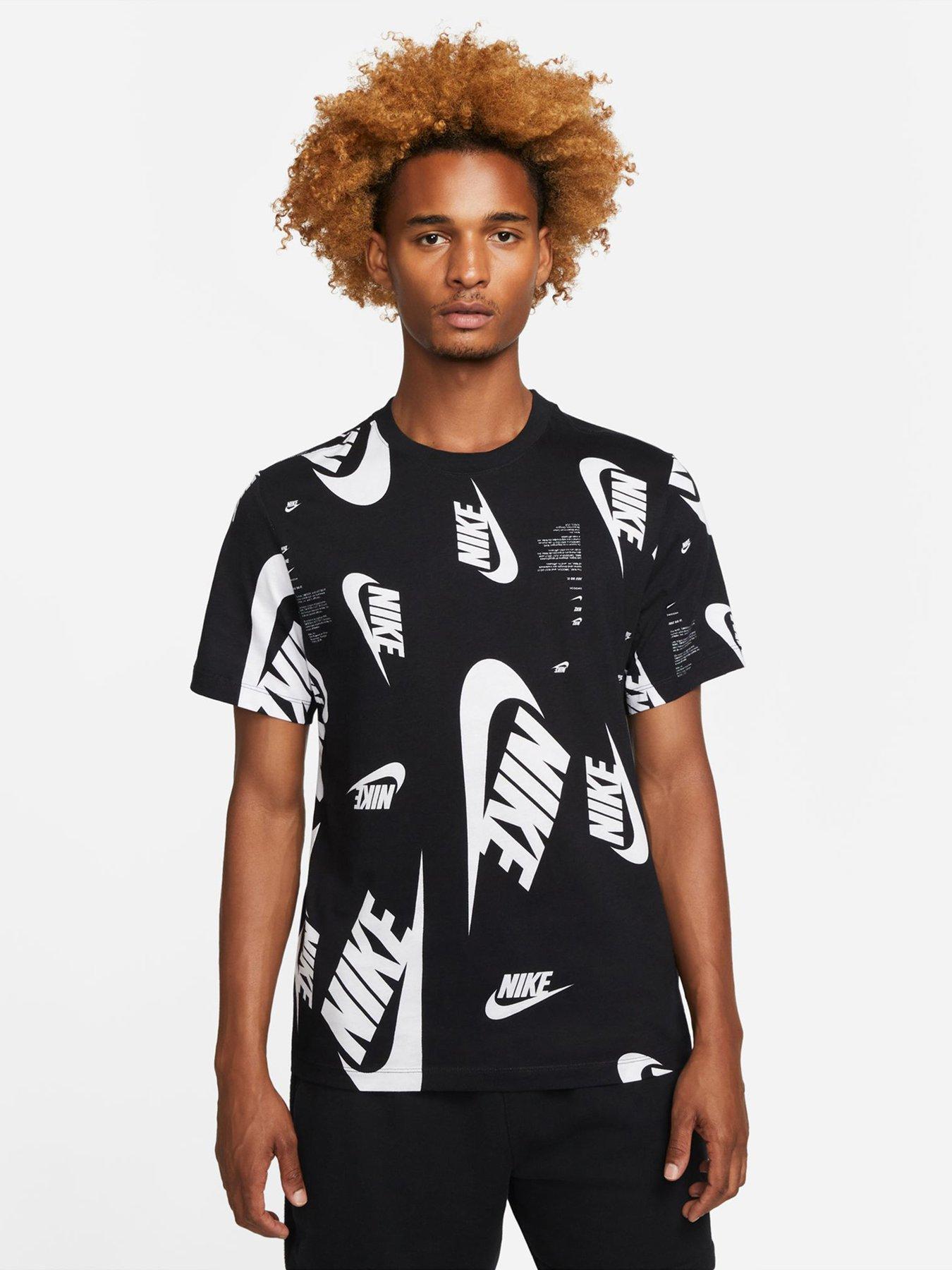 Nike all over cheap print futura crew sweatshirt