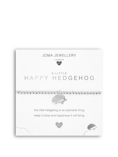 joma-jewellery-a-little-happy-hedgehog-silver-bracelet-155cm-stretch