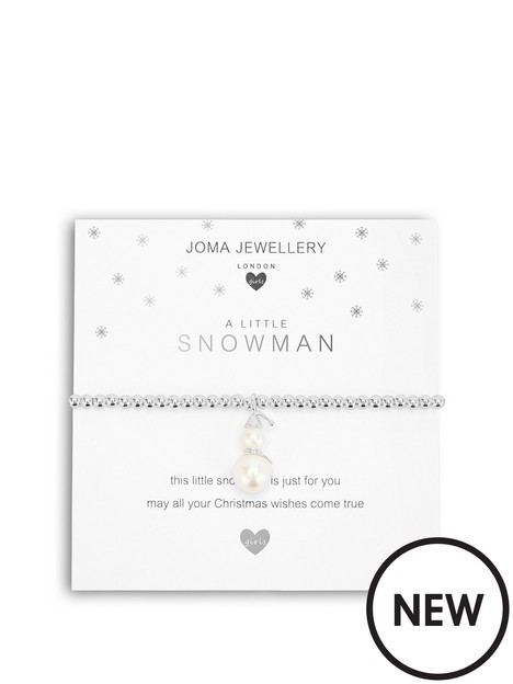 joma-jewellery-a-little-snowman-silver-bracelet-155cm-stretch