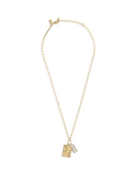 joma-jewellery-nova-heart-cluster-necklace-gold-necklace-46cm-5cm-extender