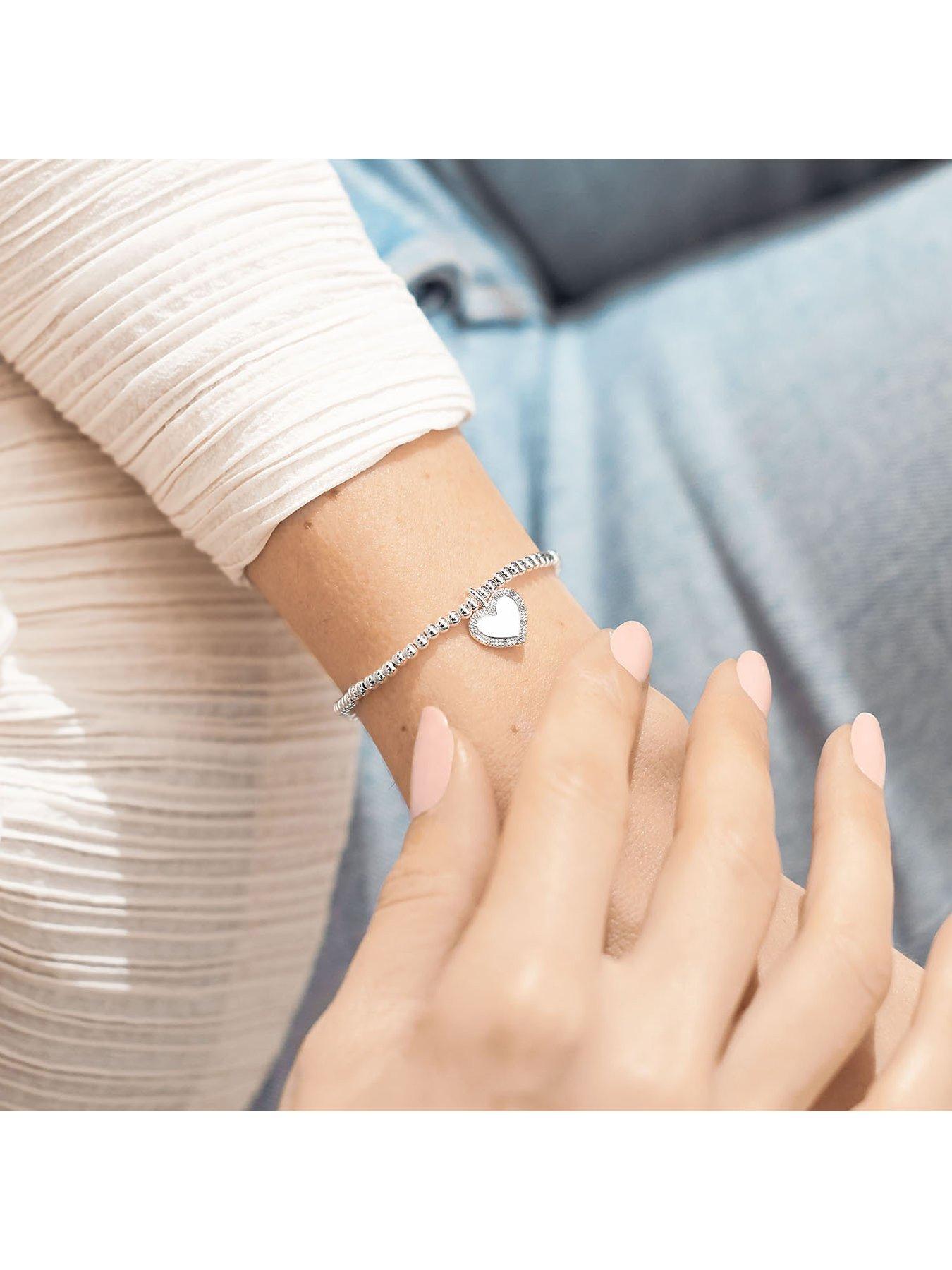  image of joma-jewellery-a-little-sweet-16th-bracelet-in-in-silver-plating
