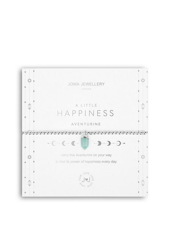 front image of joma-jewellery-affirmation-crystal-a-little-happiness-bracelet