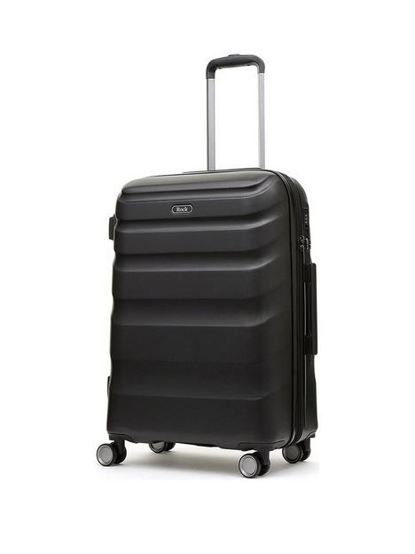 rock-luggage-bali-8-wheel-hardshell-medium-suitcase-black