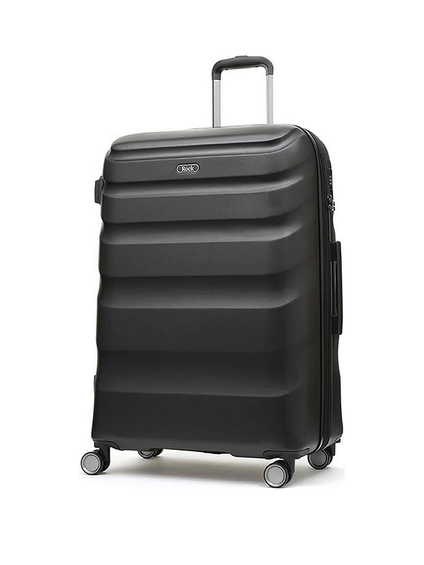Rock Luggage Bali Wheel Hardshell Large Suitcase Black