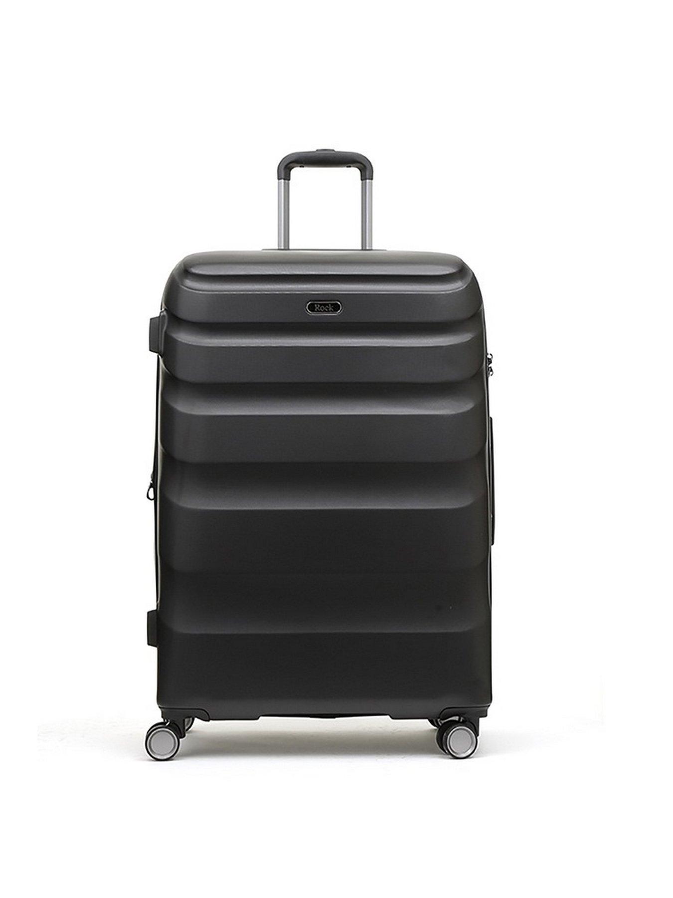 Rock Luggage Bali Wheel Hardshell Large Suitcase Black