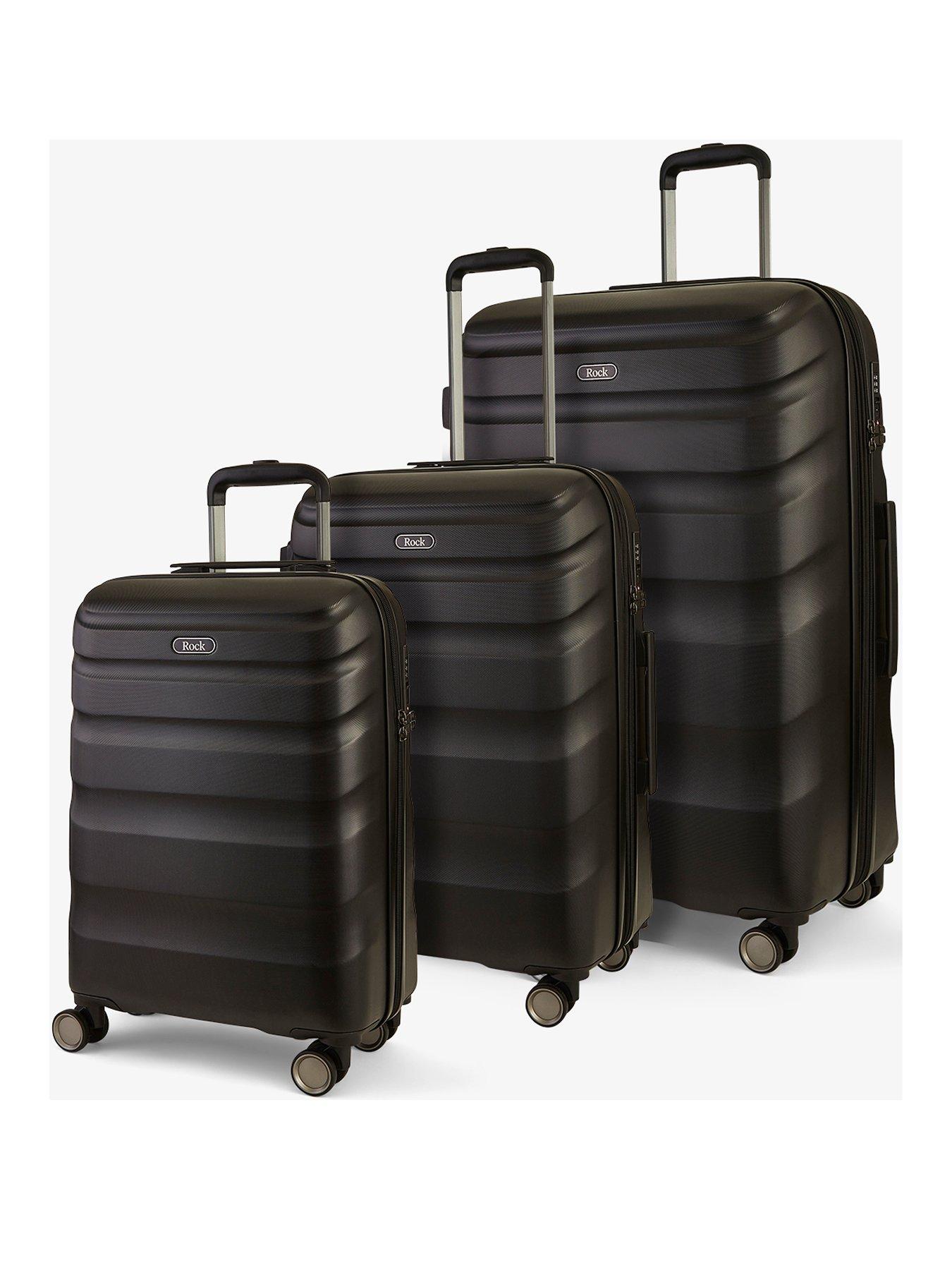 undefined Bali 3 Piece Set Hardshell 8 Wheel Spinner - Black