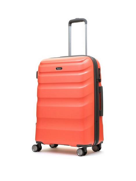 rock-luggage-bali-8-wheel-hardshell-medium-suitcase-coral