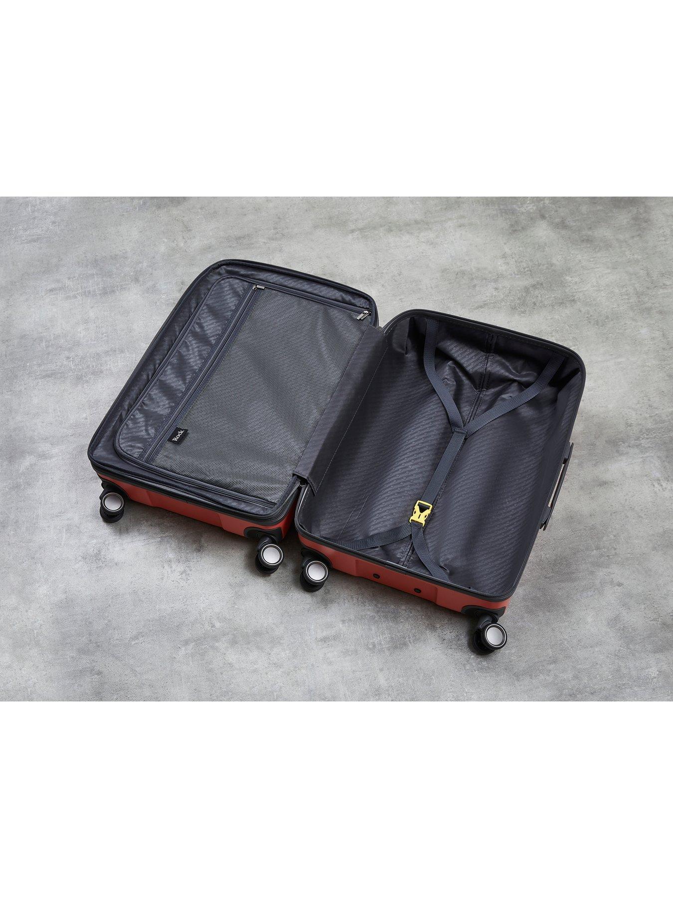  image of rock-luggage-bali-3-piece-set-hardshell-8-wheel-spinner--coral