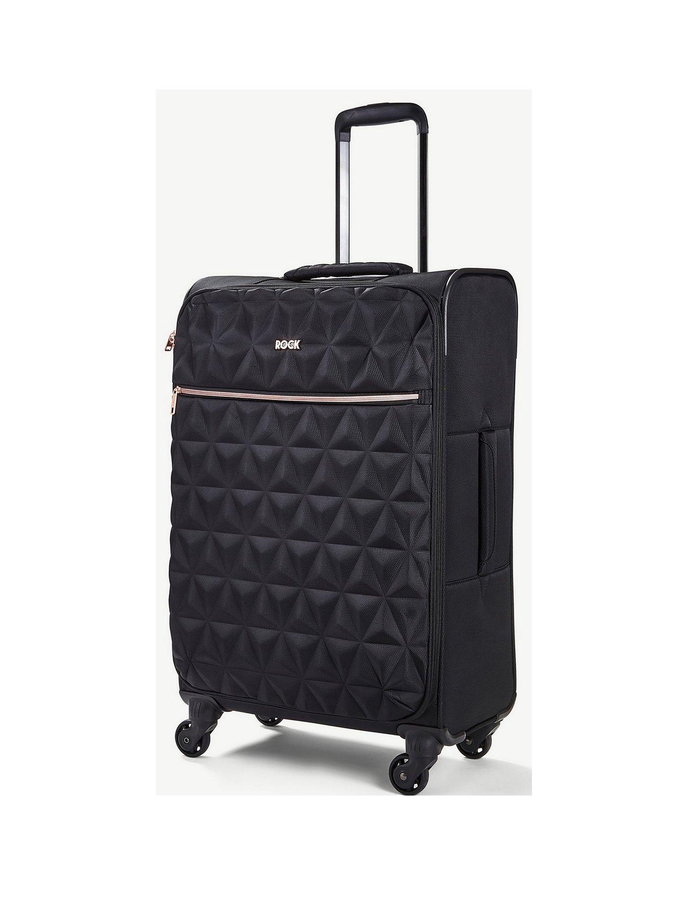 undefined Jewel 4 Wheel Soft Medium Suitcase - Black